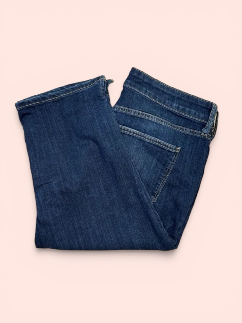 St. John's Bay Women’s 12P Dark Blue Capri Jeans